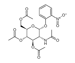 2-硝酚-2-乙酰氨基-2-脱氧-3,4,6-O-三乙酰基-alpha-D-吡喃葡萄糖苷