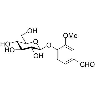 4-(beta-D-葡萄糖)-3-甲氧基苯甲醛，香草醛-beta-D-葡萄糖苷