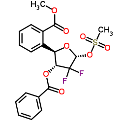 2-脱氧-2,2-二氟-D-呋喃核糖基-3,5-二苯甲酰基-1-甲磺酸酯