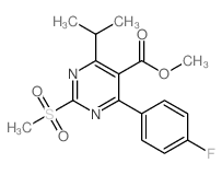 4-(4-氟苯基)-6-异丙基-2-（甲基磺酰基）嘧啶-5-羧酸甲酯