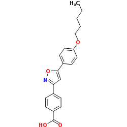 4-[5-(4-戊氧基苯基)异噁唑-3-基]苯甲酸