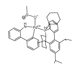 甲烷磺酸(2-二环己基膦基-2',4',6'-三-异丙基-1,1'-联苯基)(2'-氨基-1,1'-联苯-2-基)钯(II)