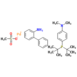 4-ditert-butylphosphanyl-N,N-dimethyl-aniline;methanesulfonate;palladium(1+);2-phenylaniline