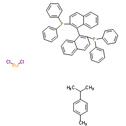 氯代[(R)-(+)-2,2’-二(二苯基膦)-1,1’-联萘](P-伞花素)氯化钌(II)