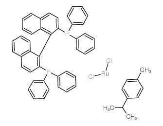氯代[(S)-(-)-2,2'-二(二苯基膦)-1,1'-联萘](P-伞花素)氯化钌(II)
