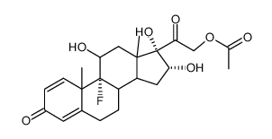 (11β,16α)-21-acetyloxy-9-fluoro-11,16,17-trihydroxypegna-1,4-diene-3,20-dione	