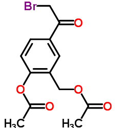 2-乙酰氧基-5-(2-溴乙酰基)苄基乙酸酯	