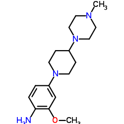 2-甲氧基-4-[4-(4-甲基-1-哌嗪基)-1-哌嗪基]-盐酸苯胺	