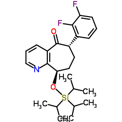 (6S,9R)-6-(2,3-Difluorophenyl)-9-[(triisopropylsilyl)oxy]-6,7,8,9-tetrahydro-5H-cyclohepta[b]pyridin-5-one