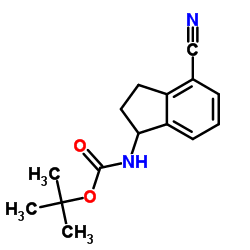 N-[(1S)-4-氰基-2,3-二氢-1H-茚-1-基]氨基甲酸叔丁酯	