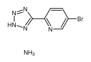 5-bromo-2-(2H-tetrazol-5-yl)pyridine ammonium salt	