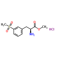 (S)-2-氨基-3-甲砜基-苯丙酸甲酯盐酸盐	