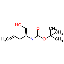 2-Methyl-2-propanyl [(2S)-1-hydroxy-4-penten-2-yl]carbamate	