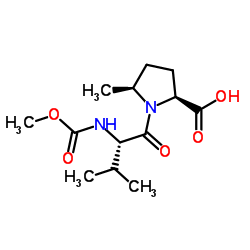 (5S)-N-(甲氧羰基)-L-缬氨酰-5-甲基-L-脯氨酸	