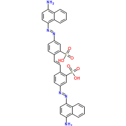 4,4’-双(4-氨基-1-萘基偶氮)-2,2’-芪二磺酸