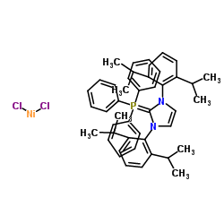 [1,3-双(2,6-二异丙基苯基)咪唑-2-甲叉基]三苯基膦二氯化镍(II)