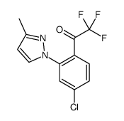 1- [4-氯-2-(3-甲基-1H-吡唑-1-基)苯基] -2,2,2-三氟乙烷-1-酮	