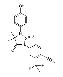 Benzonitrile, 4-[3-(4-hydroxyphenyl)-4,4-dimethyl-5-oxo-2-thioxo-1-imidazolidinyl]-2-(trifluoromethyl)	