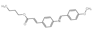 4-[(4-甲氧基苯亚甲基)氨基]肉桂酸正丁酯