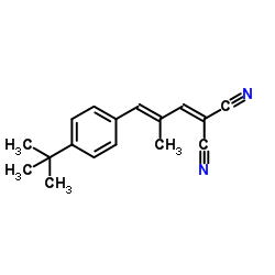 反式-2-[3-(4-叔丁基苯基)-2-甲基-2-丙烯]丙二腈