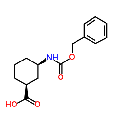 (±)-顺-3-(苄氧羰氨基)环己甲酸