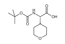 (S)-2-(tert-butoxycarbonylamino)-2-(tetrahydro-2H-pyran-4-yl)acetic acid	