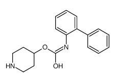 piperidin-4-yl N-(2-phenylphenyl)carbamate	