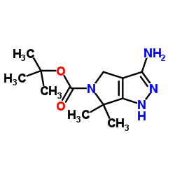 3-氨基-6,6-二甲基吡咯并[3,4-C]吡唑-5(1H,4H,6H)-甲酸叔丁酯	