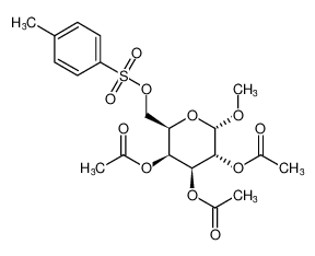 甲基-2,3,4-O-三乙酰基6-O-对甲苯磺酰基-alpha-D-吡喃半乳糖苷