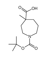 1-(叔丁氧羰基)-4-甲基氮杂环庚烷-4-羧酸	