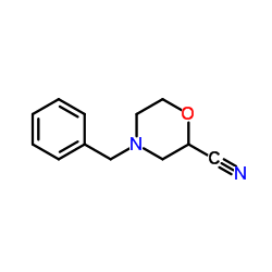 4-苄基吗啉-2-甲腈	