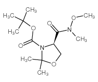 (R)-3-boc-4-(甲氧基甲基氨基甲酰)-2,2-二甲基噁唑啉	
