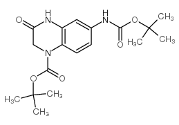 4-N-Boc-7-N-Boc-氨基-3,4-二氢-1H-喹喔啉-2-酮	