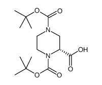 (R)-1-n-boc-4-n-boc-哌嗪-2-羧酸	