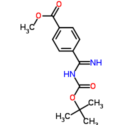 4-(n-(叔丁氧基羰基)甲脒基)苯甲酸甲酯	