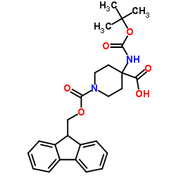 4-(叔丁氧羰基氨基)-1-芴甲氧羰基哌啶-4-羧酸	