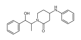 1-(2-羟基-1-甲基-2-苯基-乙基)-4-苯基氨基-哌啶-2-酮	