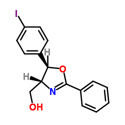 (4R,5R)-[5-(4-碘-苯基)-2-苯基-4,5-二氢-唑-4-基]-甲醇	