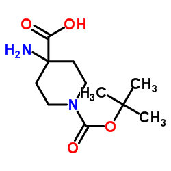 N-BOC-4-氨基-4-羧酸哌啶	