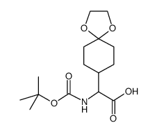 N-Boc-氨基-(1,4-二氧氮螺[4.5]葵-8-基)乙酸	