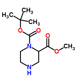 N-1-Boc-2-哌嗪甲酸甲酯	