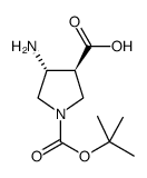 反式-4-氨基-1-Boc-吡咯烷-3-甲酸	