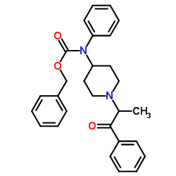 4-(N-苯基-N-苄氧羰酰基)-1-(2'-苯丙酮基)哌啶	