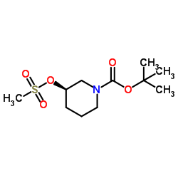 (R)-1-N-Boc-3-甲烷磺酰氧基哌啶	
