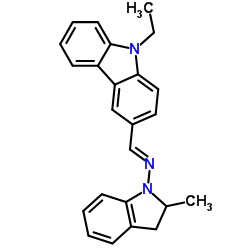 N-[(9-乙基咔唑-3-基)亚甲基]-2-甲基-1-二氢吲哚胺