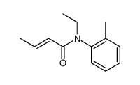 N-ethyl-N-(2-methylphenyl)-2-butenamine